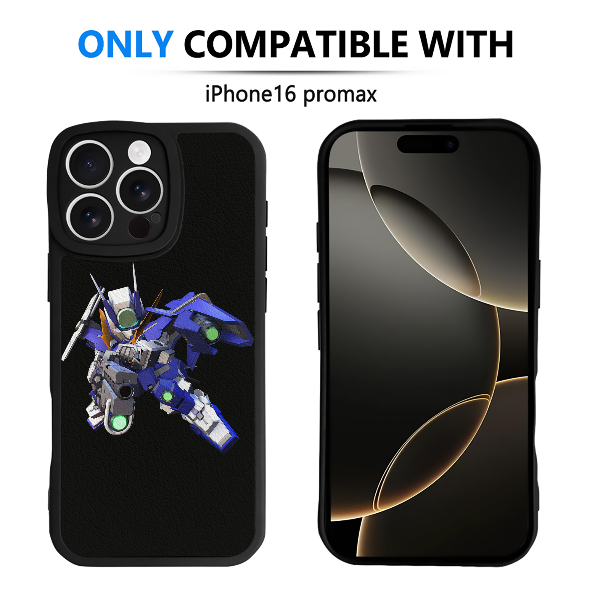 （画像用） 機動戦士ガンダム Mobile Suit Gundam 【iPhone 16シリーズ対応】シリコンスマホケース（レザー調） 材質：シリコン